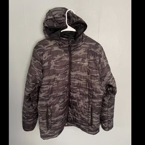 COPY - Columbia synthetic down hooded jacket with OmniTek
